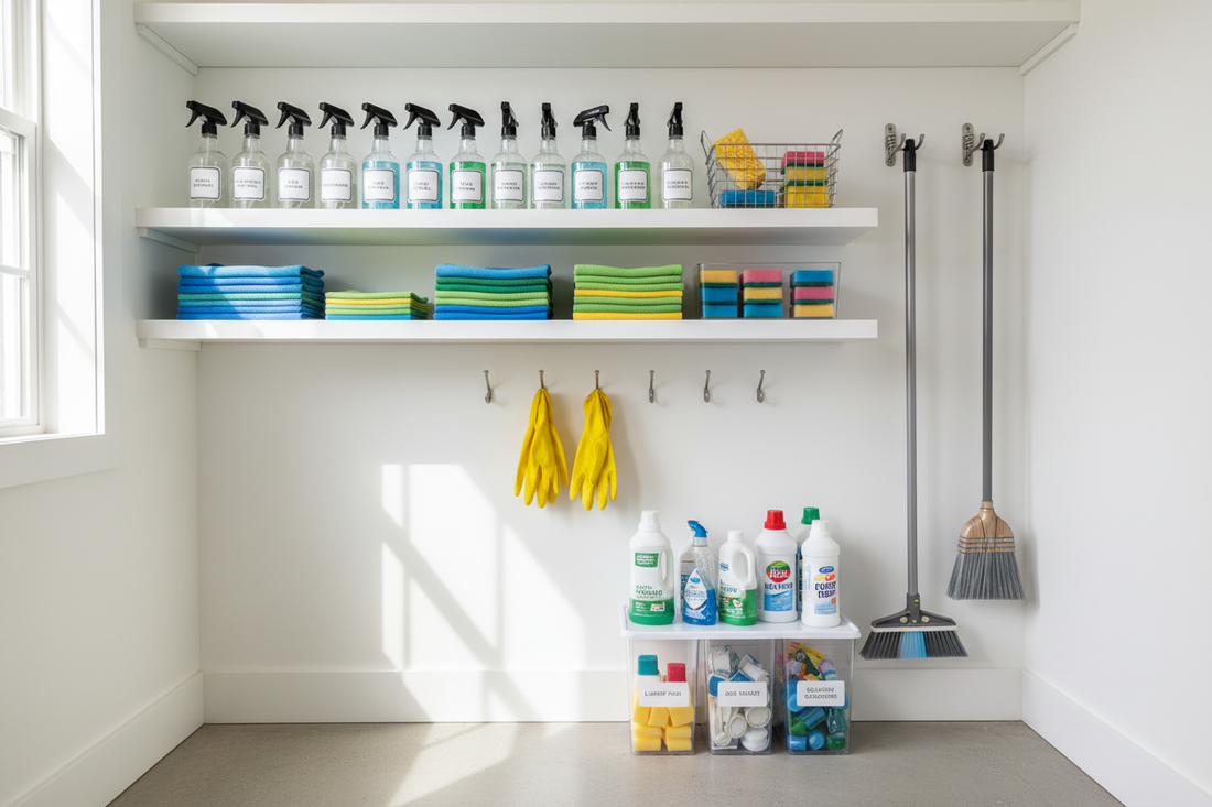 How to Organize Your Cleaning Supplies for Maximum Efficiency