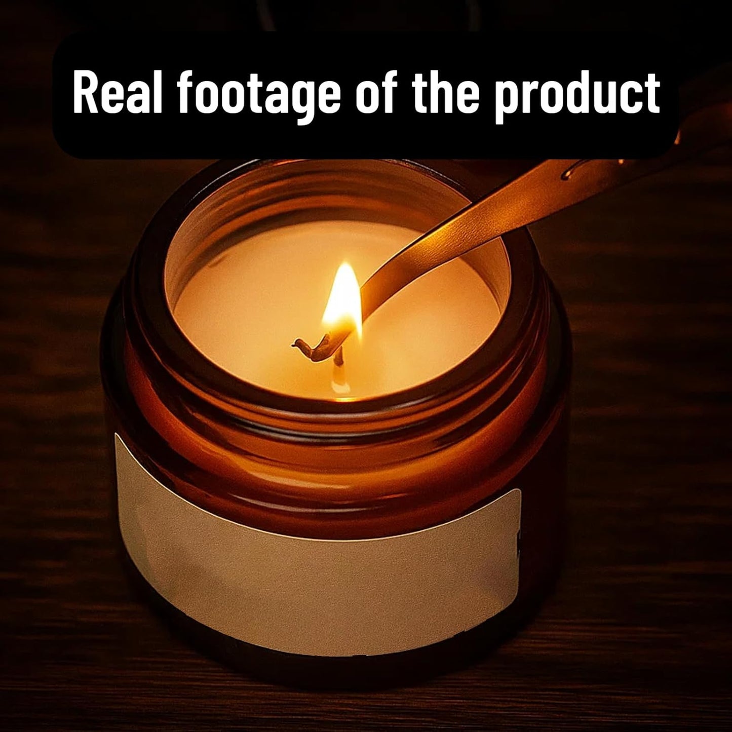 2-Piece Candle Snuffer with Wick Dipper,Candle Snuffer, Brass Candle Snuffer and Long Handle Putting Out Fire, Durable Metal Candle Tools for Home Decor and Relaxation